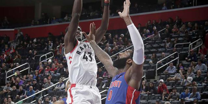  西亚卡姆全能表现猛龙力克活塞保排位